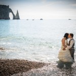 Trash the dress Etretat